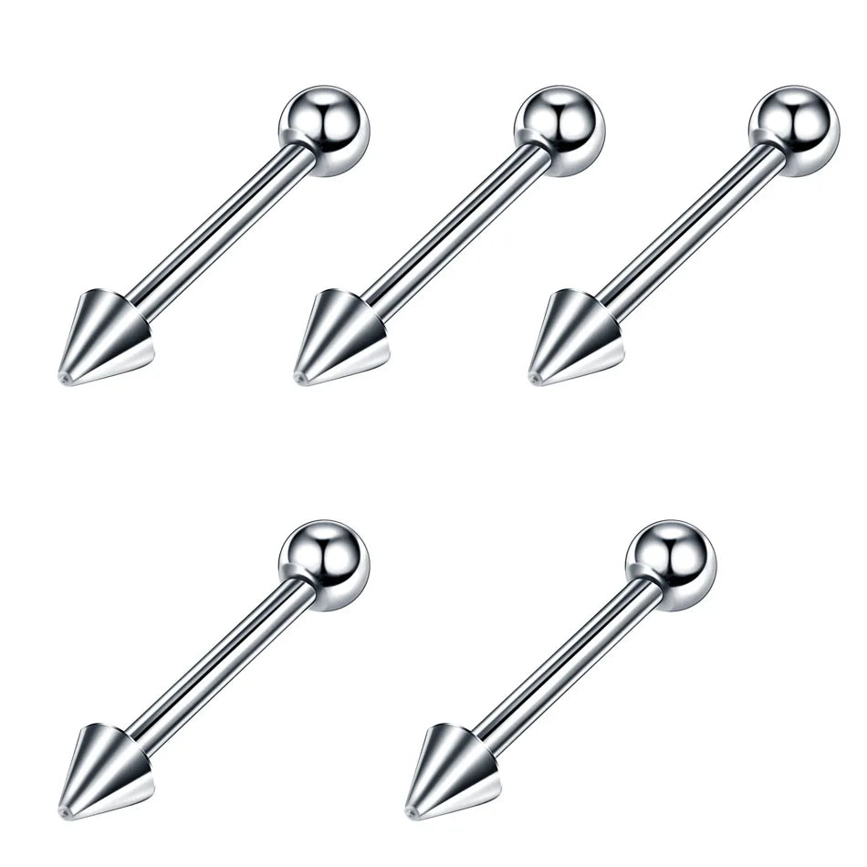 Body Piercing Jewelry  14G Stainless Steel Nose Ear Belly Lip Tongue Ring Captive Bead Eyebrow Bar Piercing Lot Jewelry for Sexy.