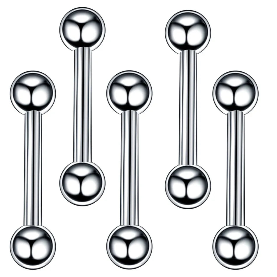 Body Piercing Jewelry  14G Stainless Steel Nose Ear Belly Lip Tongue Ring Captive Bead Eyebrow Bar Piercing Lot Jewelry for Sexy - Elevate Your Body