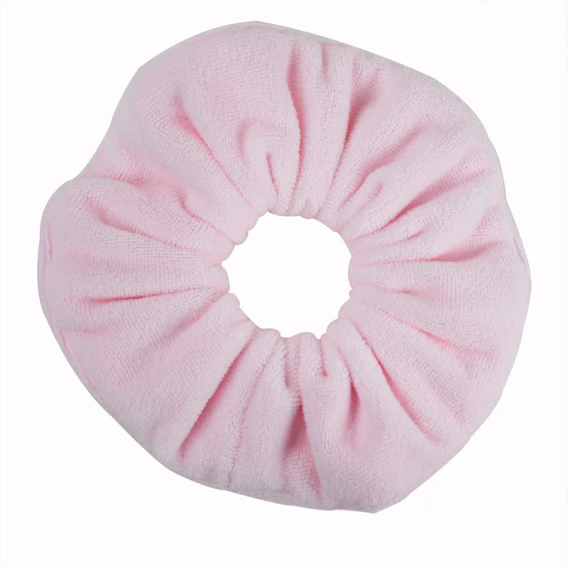 Ultra-Soft Large Microfiber Hair Drying Scrunchies for Frizz Control - Versatile Elastic Hair Bands for Sports and Yoga.