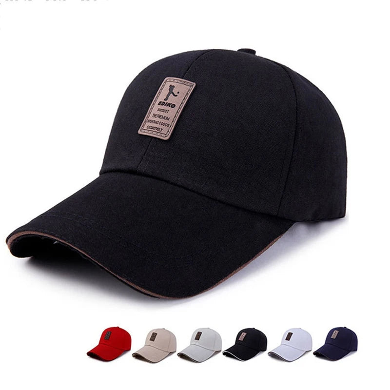 Unisex Breathable Cotton Summer Sport Hat for Cycling, Fishing, Tennis, and Golf with UV Protection - Casual Adjustable Visor Cap.