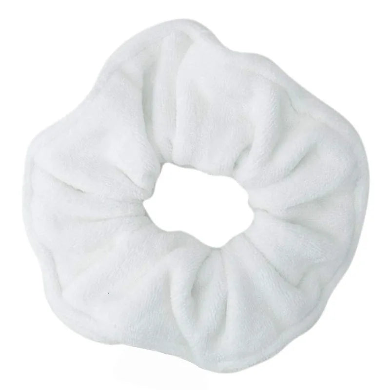 Ultra-Soft Large Microfiber Hair Drying Scrunchies for Frizz Control - Versatile Elastic Hair Bands for Sports and Yoga.