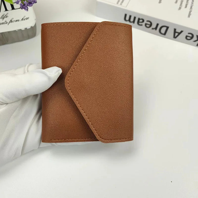 Wallets for Women Small Hasp Girl Credit Card Holder for PU Leather Coin Purse Female Wallet Short Purses for Women Carteras.