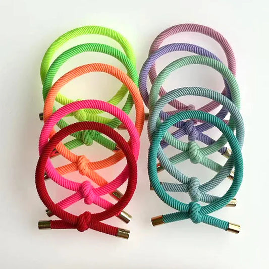 20PCS Fashionable Elastic Hair Bands and Bracelets for Creative DIY Hair Accessories.