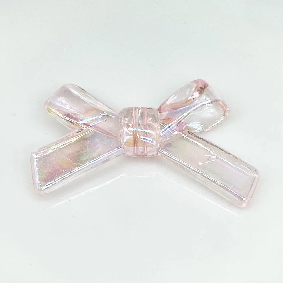 10 pcs/lot 34x20mm Bow Tie Shape Beads AB Color Acrylic  for Jewelry Making Handmade DIY Accessories - Elevate Your Body