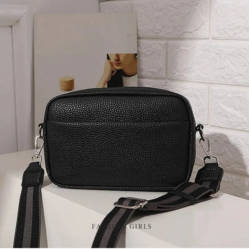 Cross Border Hot Selling Women's Bags For Spring And Summer 2024, New Small Square Bags With Wide Shoulder Straps, Single Should.