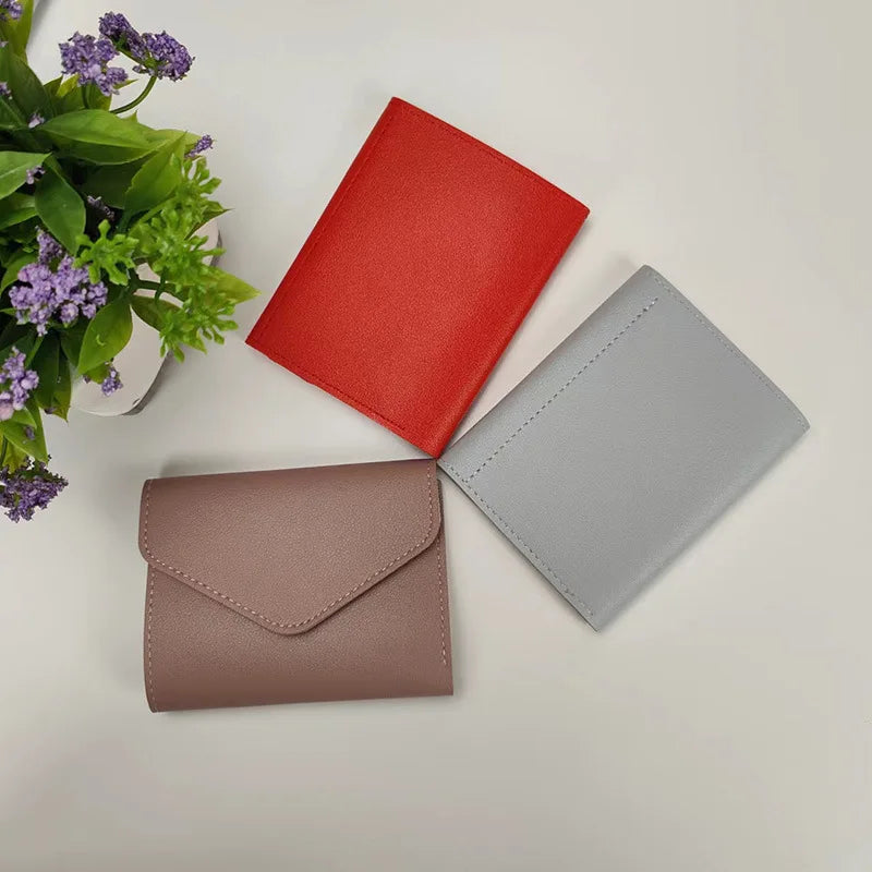 Wallets for Women Small Hasp Girl Credit Card Holder for PU Leather Coin Purse Female Wallet Short Purses for Women Carteras.