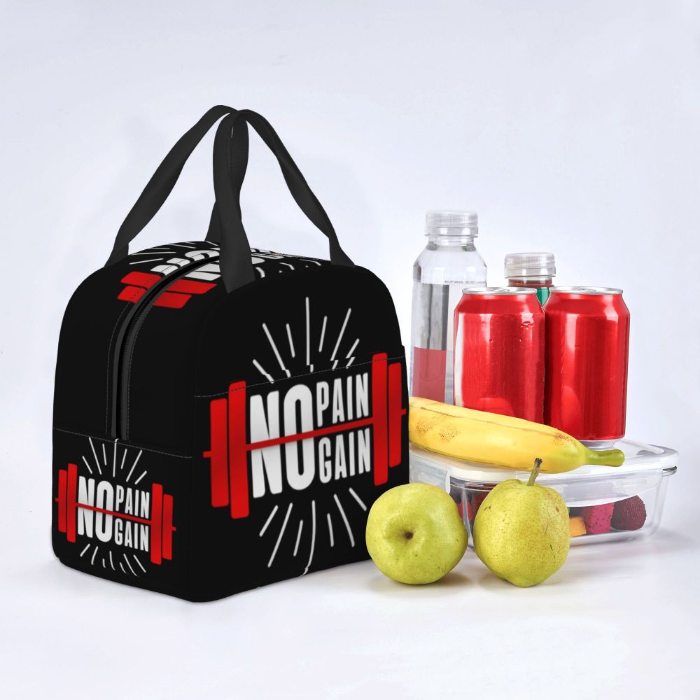 Gym Motivation 
Dumbbell Insulated Lunch Bag for Camping Travel Bodybuilding Leakproof Cooler Thermal Lunch Box Women Children