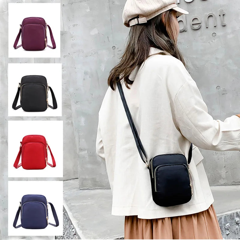 Small Shoulder Bags for Women CrossBorder Supply Of Nylon Fabric Leisure Mini Shoulder Bag Ladies Embroidered Han Pocket.