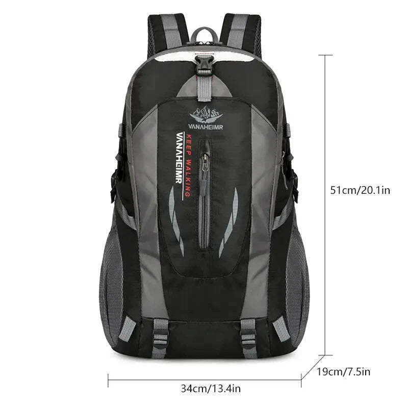 40L Outdoor Waterproof Large Capacity Hiking Bag.