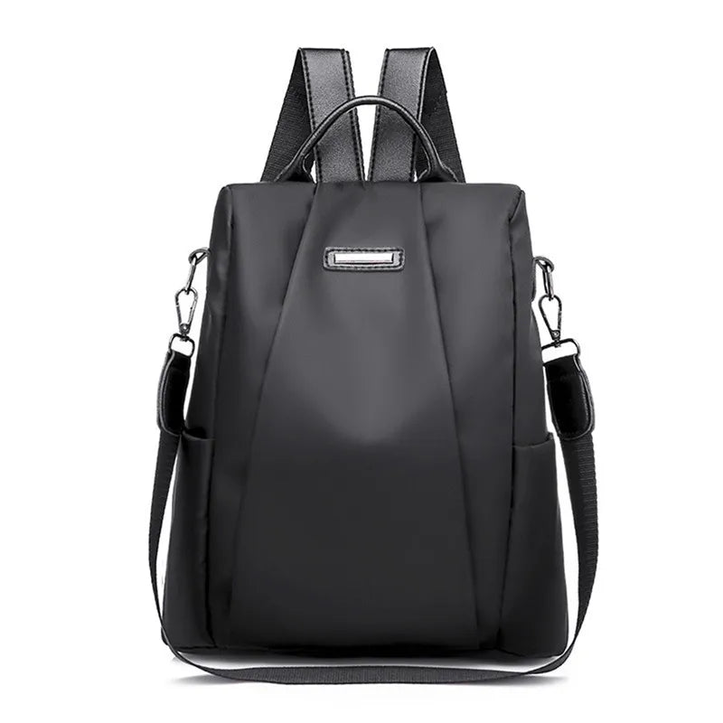 New Women's Multifunction Backpack Casual Solid Color School Bag  For Girls Fashion Detachable Strap Travel Shoulder Bag.