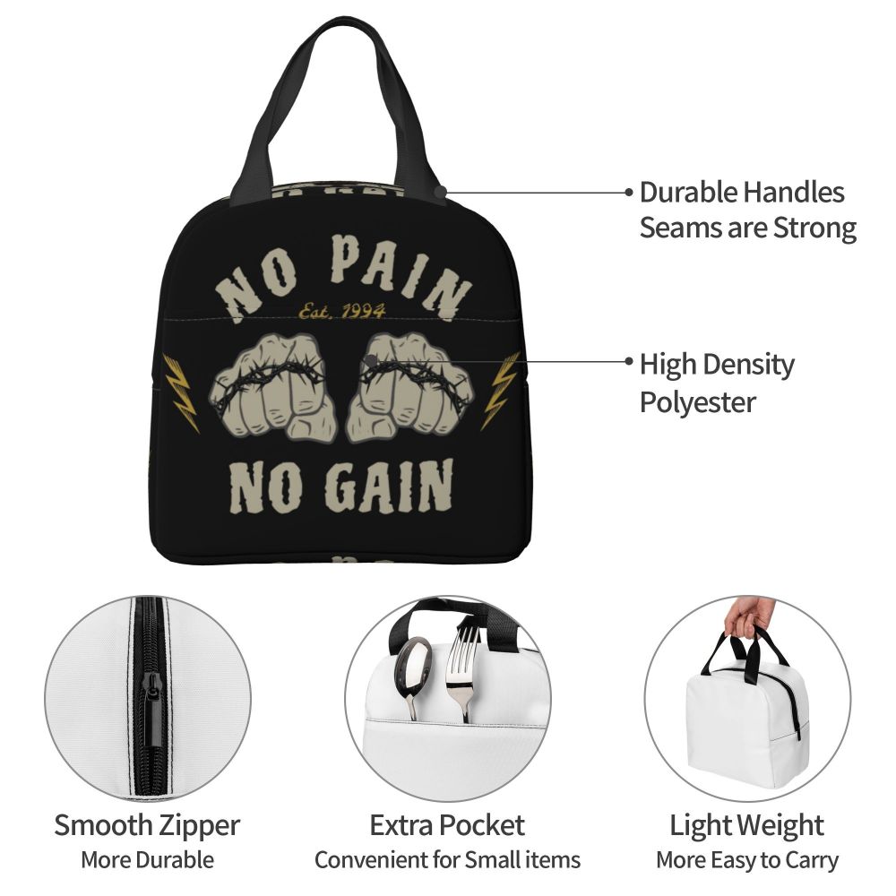 Gym Motivation 
Dumbbell Insulated Lunch Bag for Camping Travel Bodybuilding Leakproof Cooler Thermal Lunch Box Women Children