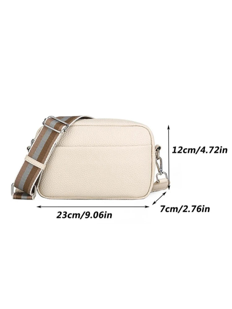 Cross Border Hot Selling Women's Bags For Spring And Summer 2024, New Small Square Bags With Wide Shoulder Straps, Single Should.