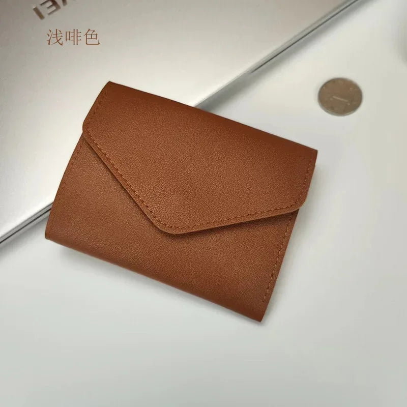 Wallets for Women Small Hasp Girl Credit Card Holder for PU Leather Coin Purse Female Wallet Short Purses for Women Carteras.