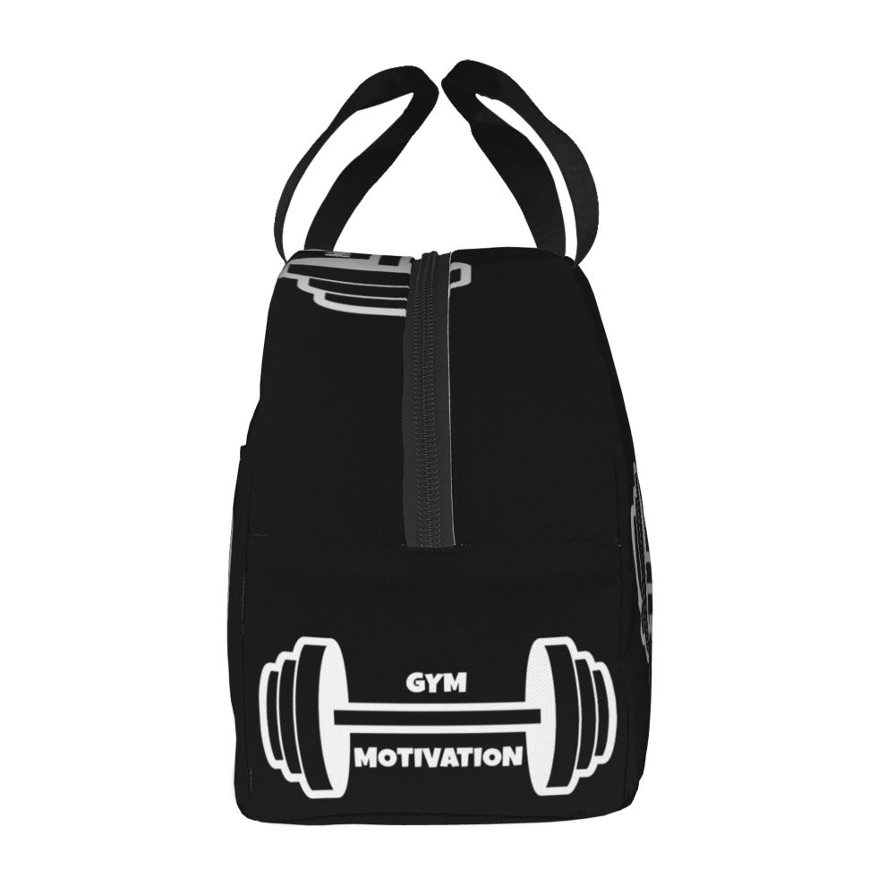 Gym Motivation 
Dumbbell Insulated Lunch Bag for Camping Travel Bodybuilding Leakproof Cooler Thermal Lunch Box Women Children