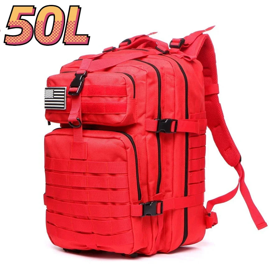 30L/50L 1000D Nylon Waterproof Trekking Fishing Hunting Bag Backpack Outdoor Rucksacks Tactical Sports Camping Hiking.