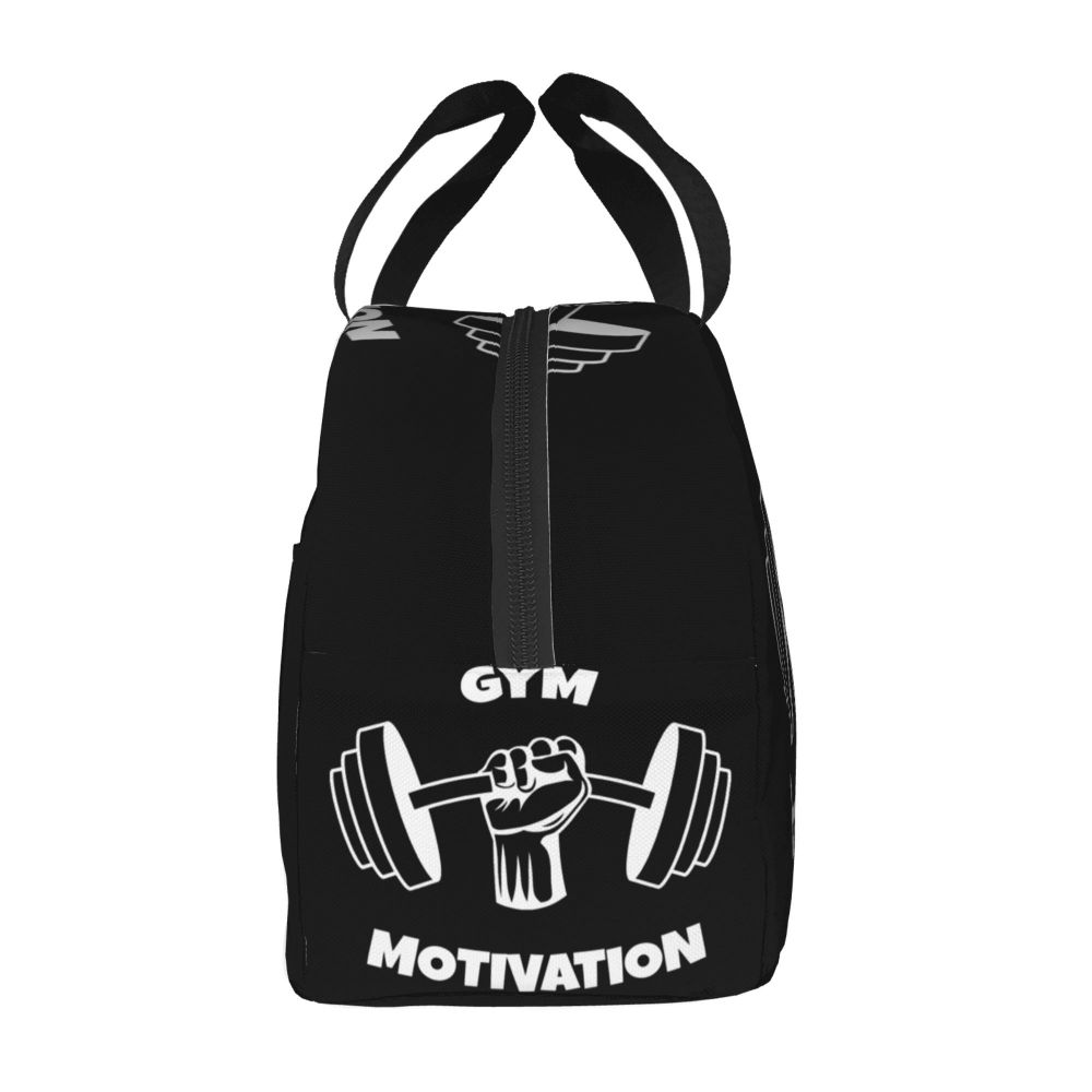 Gym Motivation 
Dumbbell Insulated Lunch Bag for Camping Travel Bodybuilding Leakproof Cooler Thermal Lunch Box Women Children