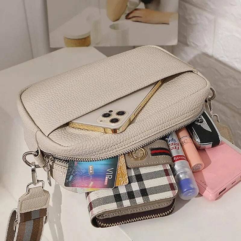 Cross Border Hot Selling Women's Bags For Spring And Summer 2024, New Small Square Bags With Wide Shoulder Straps, Single Should.