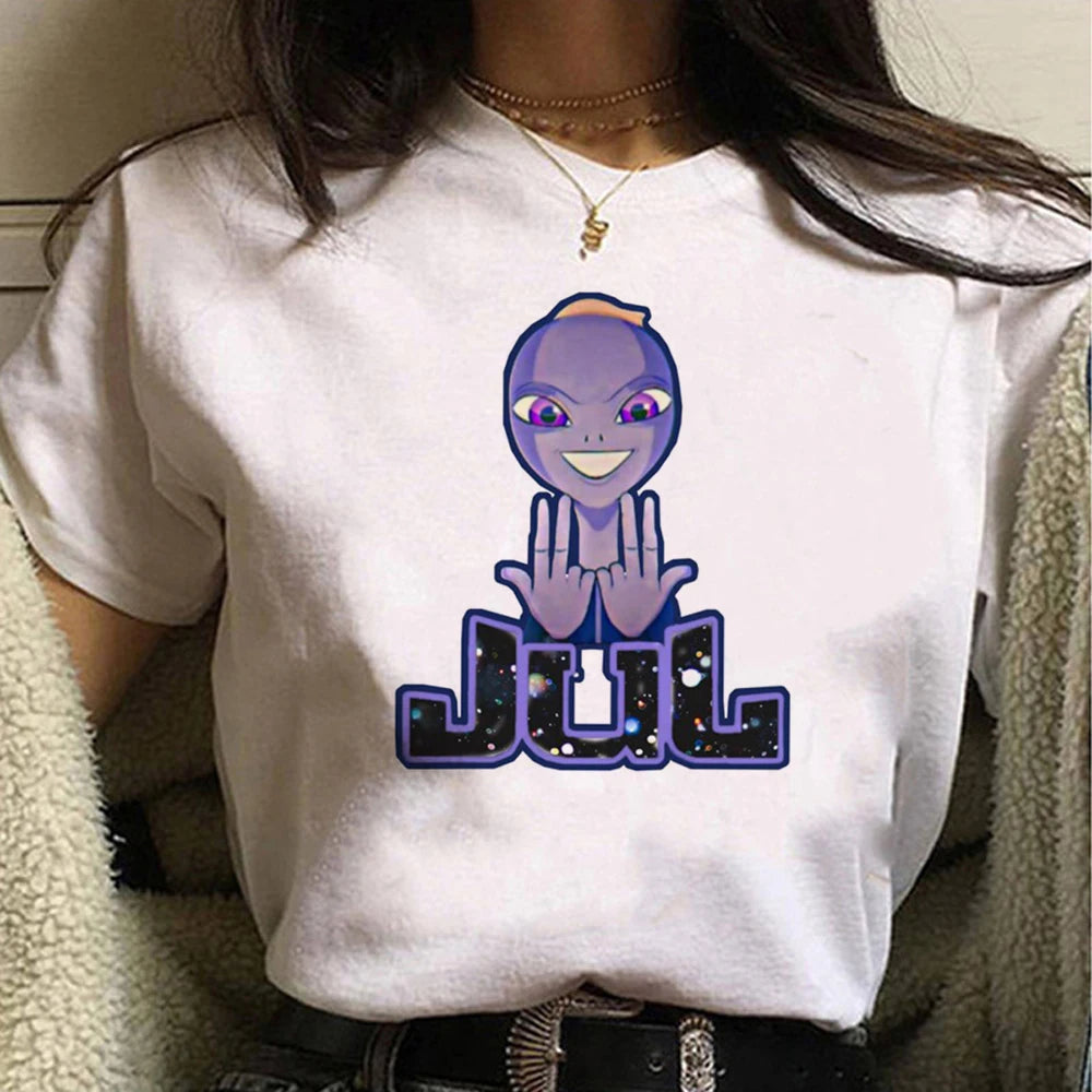 Jul t shirt women Japanese tshirt female anime 2000s y2k clothing.