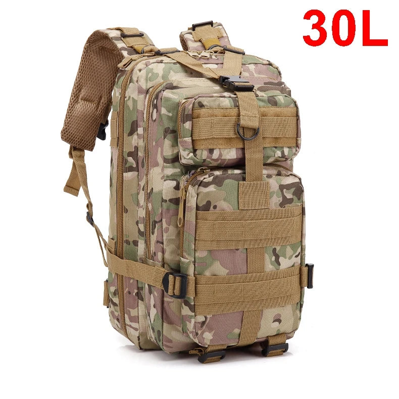 QT&QY 30/45L Man Tactical Backpacks HkingTraveling Bags Survival Outdoor 3P Assault Pack EDC Molle Pack For Trekking Hunting Bag.