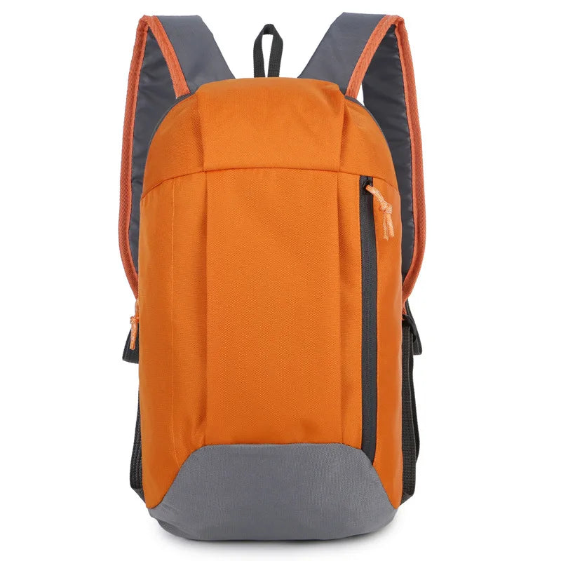 10L Fashion Women Outdoor Sports Backpack Small Gym Bag Outdoor Fitness Riding Shoulder Bag Color Oxford Cloth Backpack.