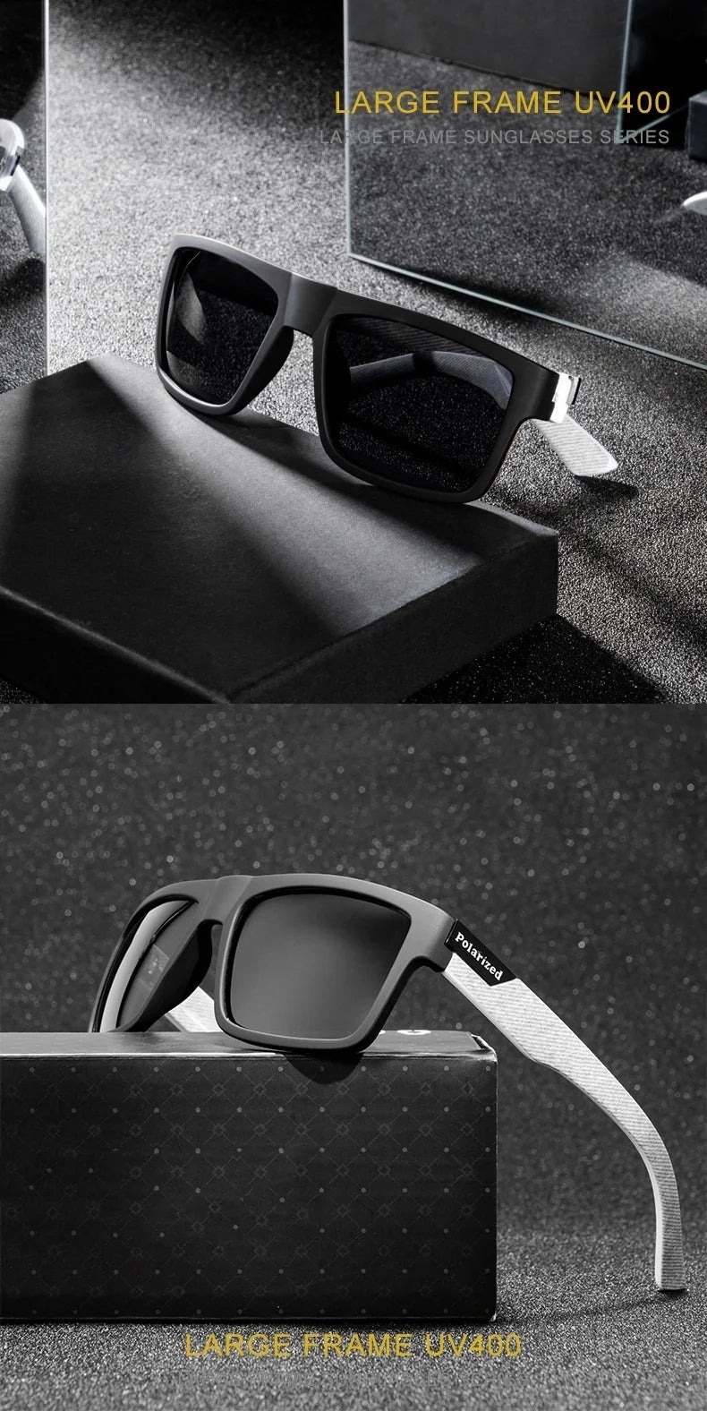 Luxury Unisex Polarized Vintage Sunglasses for Stylish Driving and Outdoor Activities