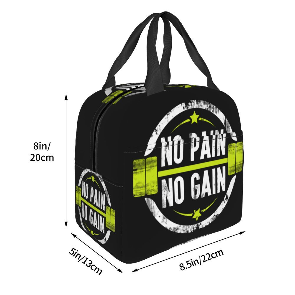 Gym Motivation 
Dumbbell Insulated Lunch Bag for Camping Travel Bodybuilding Leakproof Cooler Thermal Lunch Box Women Children