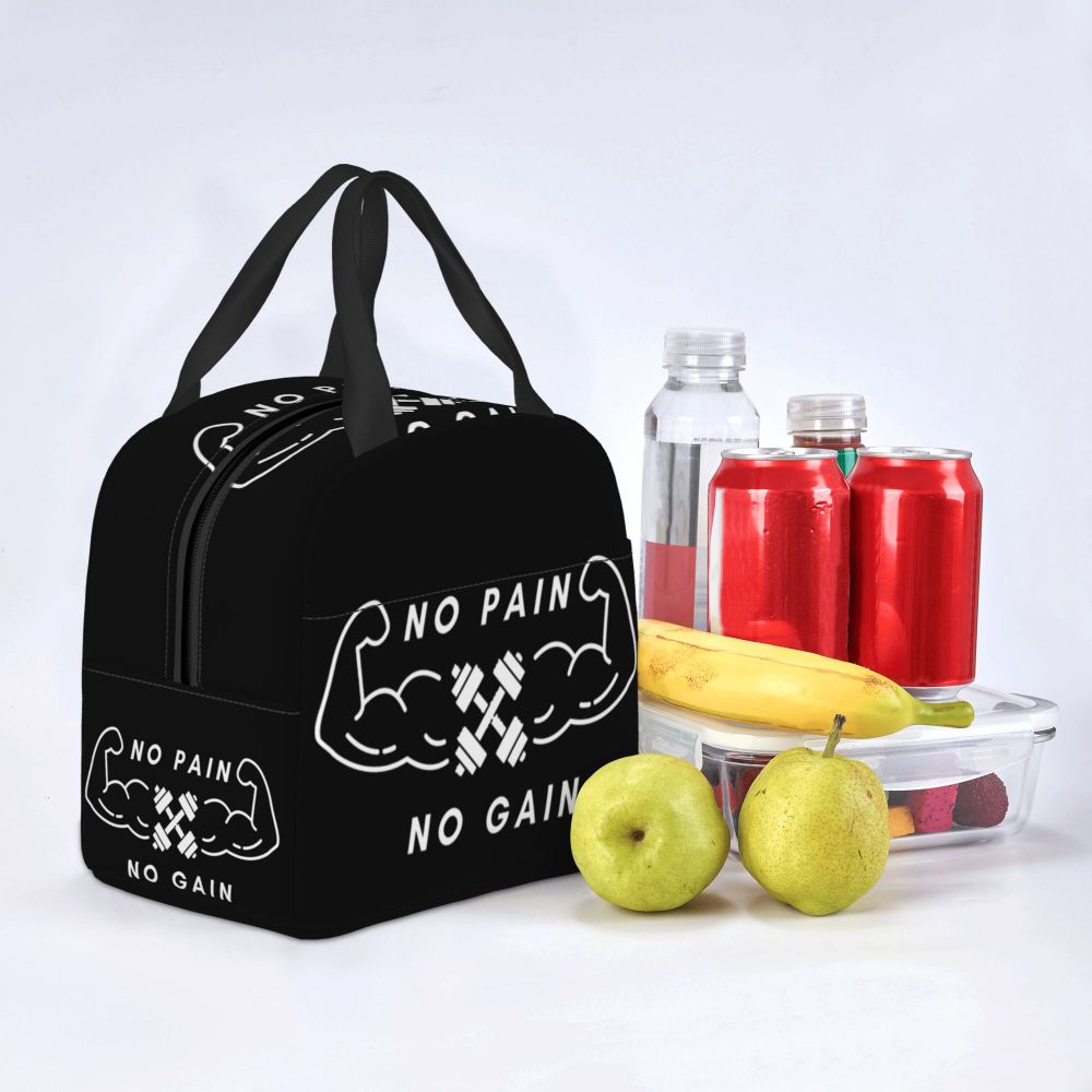 Gym Motivation 
Dumbbell Insulated Lunch Bag for Camping Travel Bodybuilding Leakproof Cooler Thermal Lunch Box Women Children