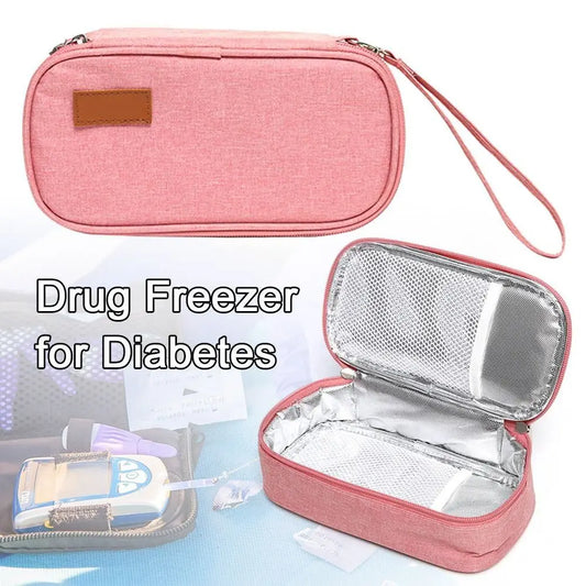 Portable Insulin Cooling Bag Oxford Pill Protector Waterproof Drug Freezer for Diabetes Medicla Cooler Diabetic Pocket.