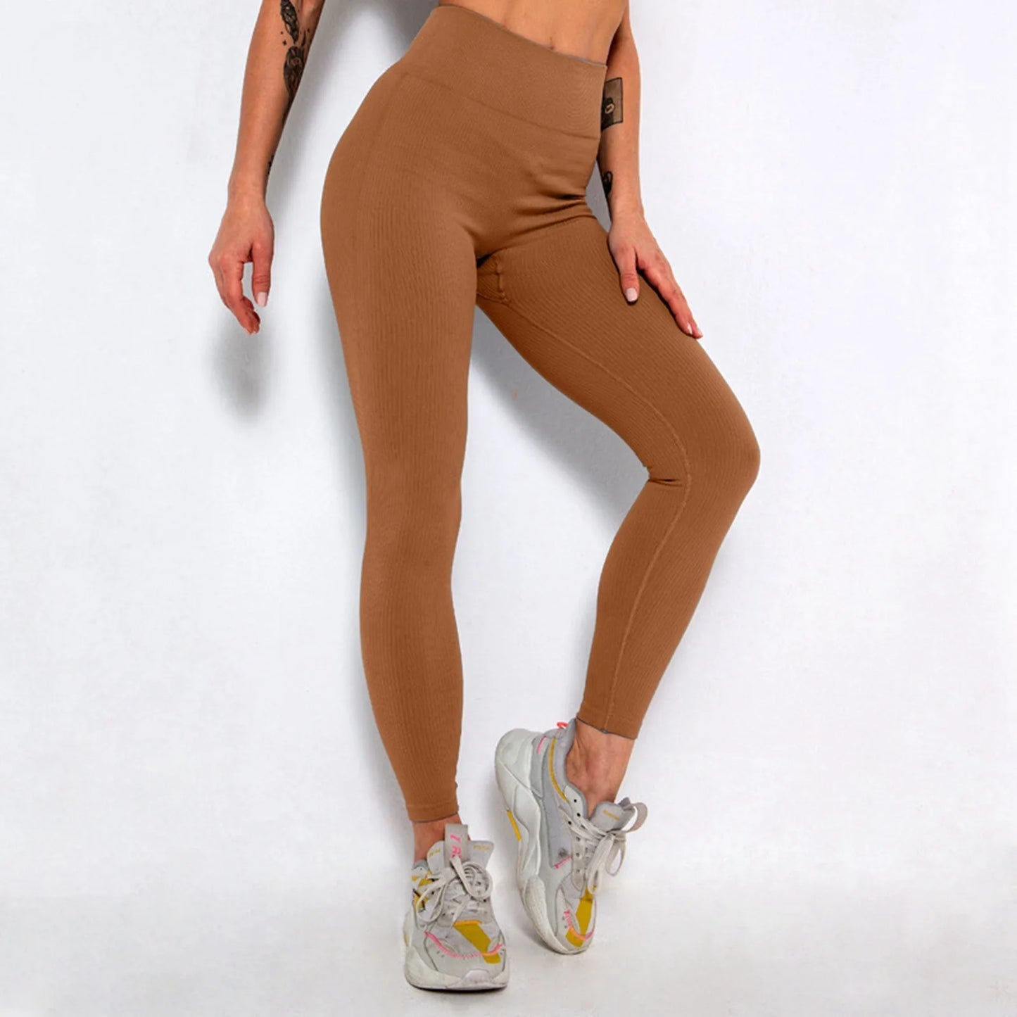 Women Sports Leggings Yoga Pants Fitness Running Tight Hip Lifting Leggings Gym Cloth High Waist Push Up Cycling Leggings Pants.