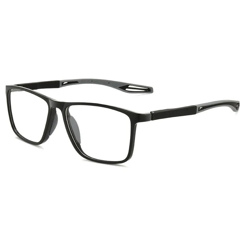 Large Frame Multifocal Reading Glasses with Anti-Blue Light Protection for Men and Women.