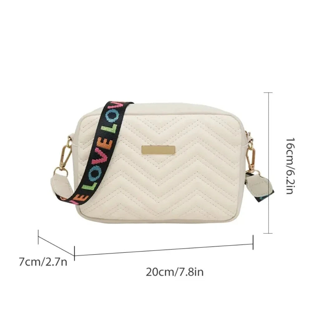 High Quality PU Shoulder Bags for Woman's Handbag Simple Crossbody Casual Messenger Bag Female Cool Shoulder Bags Phone Bag.