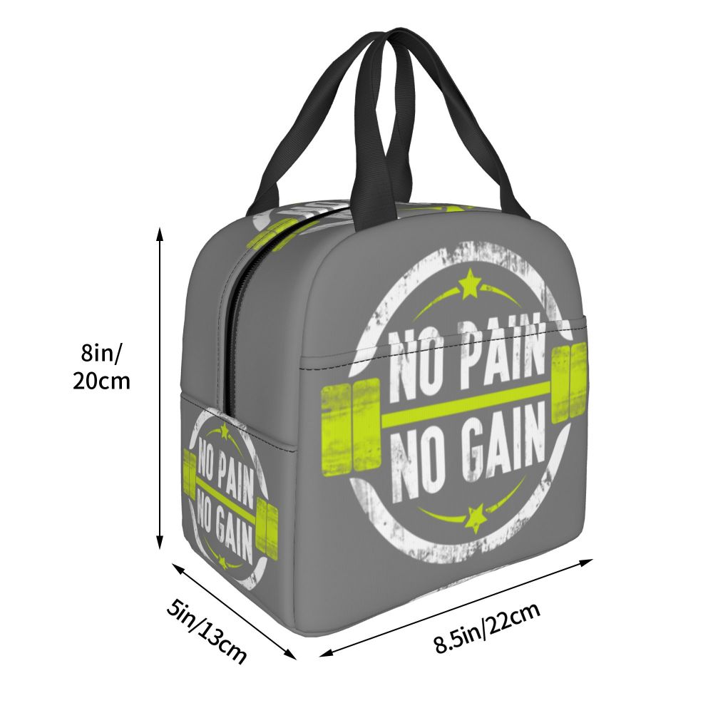 Gym Motivation 
Dumbbell Insulated Lunch Bag for Camping Travel Bodybuilding Leakproof Cooler Thermal Lunch Box Women Children