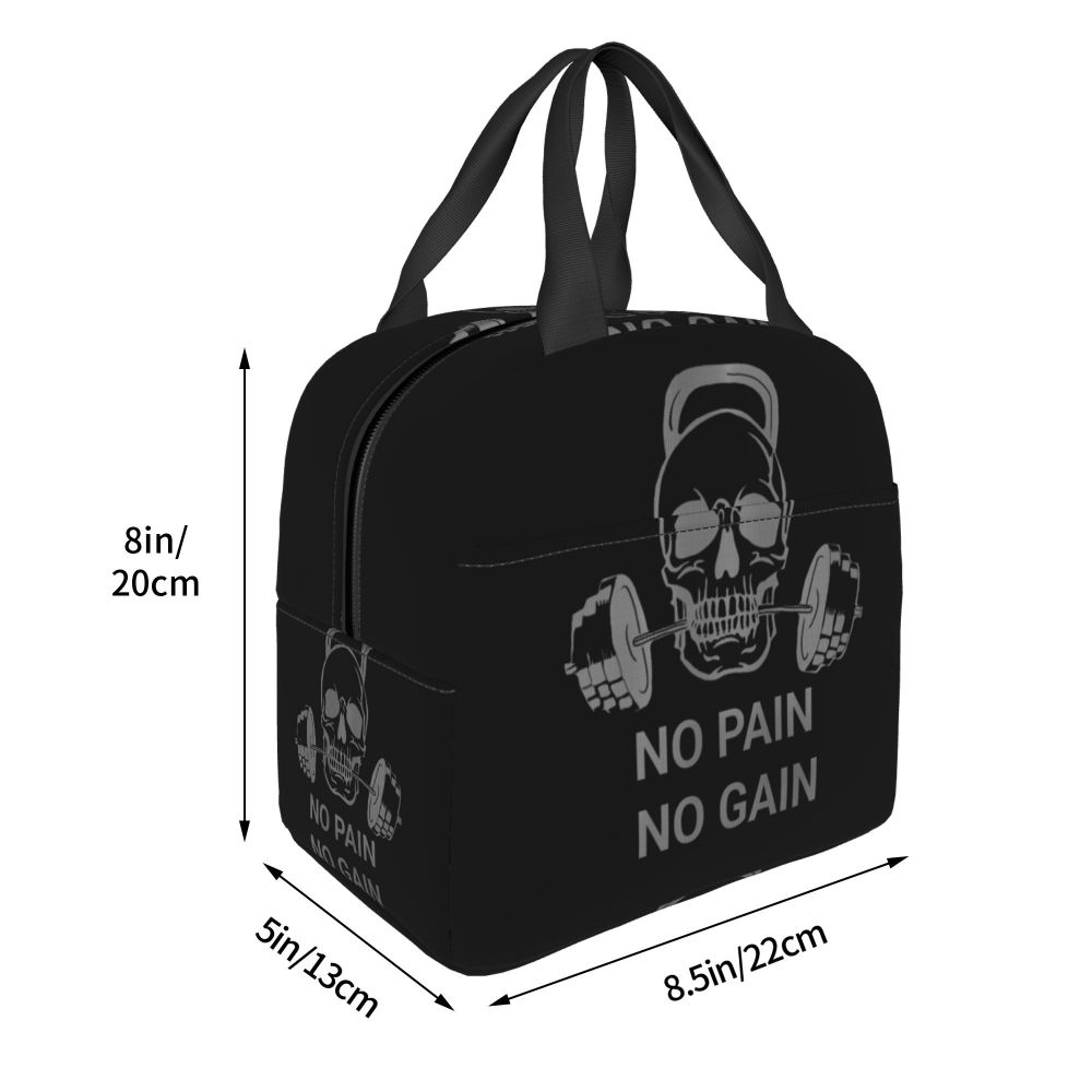 Gym Motivation 
Dumbbell Insulated Lunch Bag for Camping Travel Bodybuilding Leakproof Cooler Thermal Lunch Box Women Children