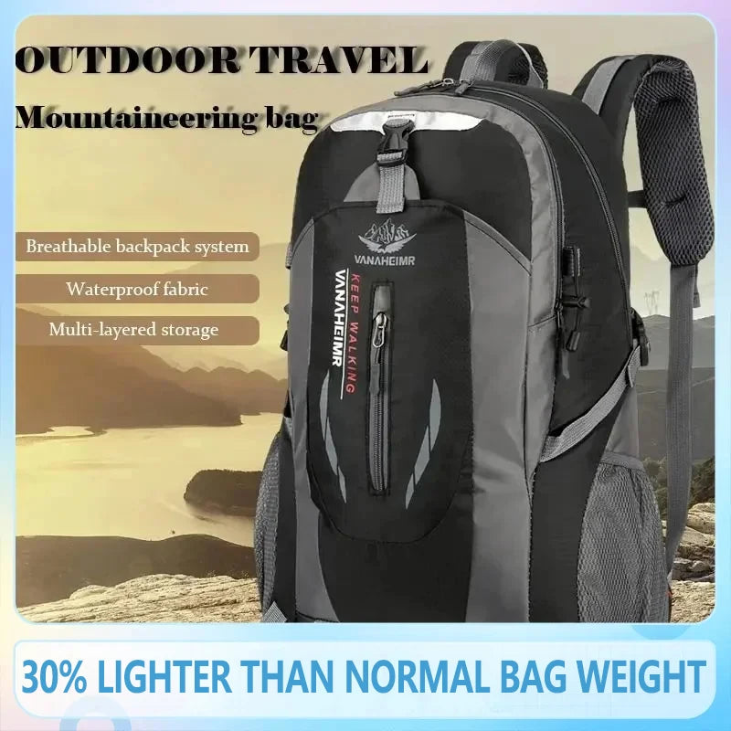 40L Outdoor Waterproof Large Capacity Hiking Bag.