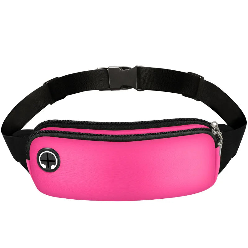 Sports Fanny Pack Belt Bag Women Men Running Waist Bag Phone Black Gym Bags Running Accessories - Elevate Your Body