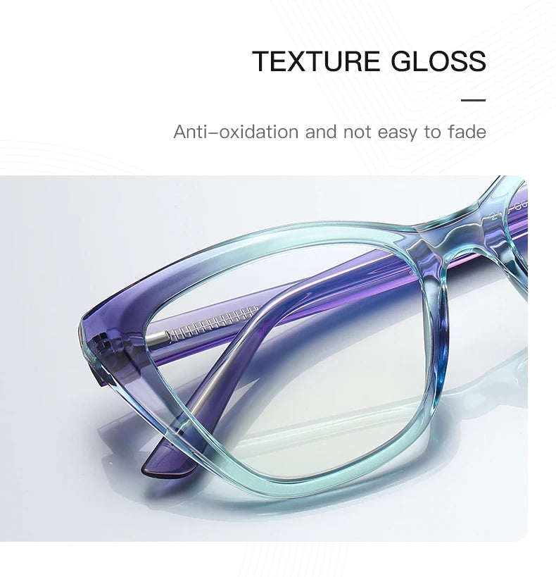 Stylish VKYEE Cat-Eye Reading Glasses for Women with Customizable Photochromic Lenses and Anti-Blue Light Protection PFD2148