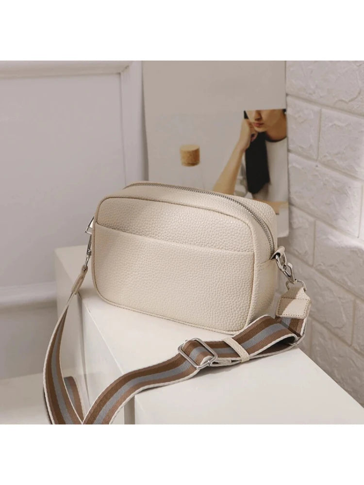 Cross Border Hot Selling Women's Bags For Spring And Summer 2024, New Small Square Bags With Wide Shoulder Straps, Single Should