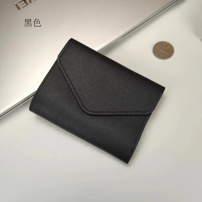 Wallets for Women Small Hasp Girl Credit Card Holder for PU Leather Coin Purse Female Wallet Short Purses for Women Carteras.