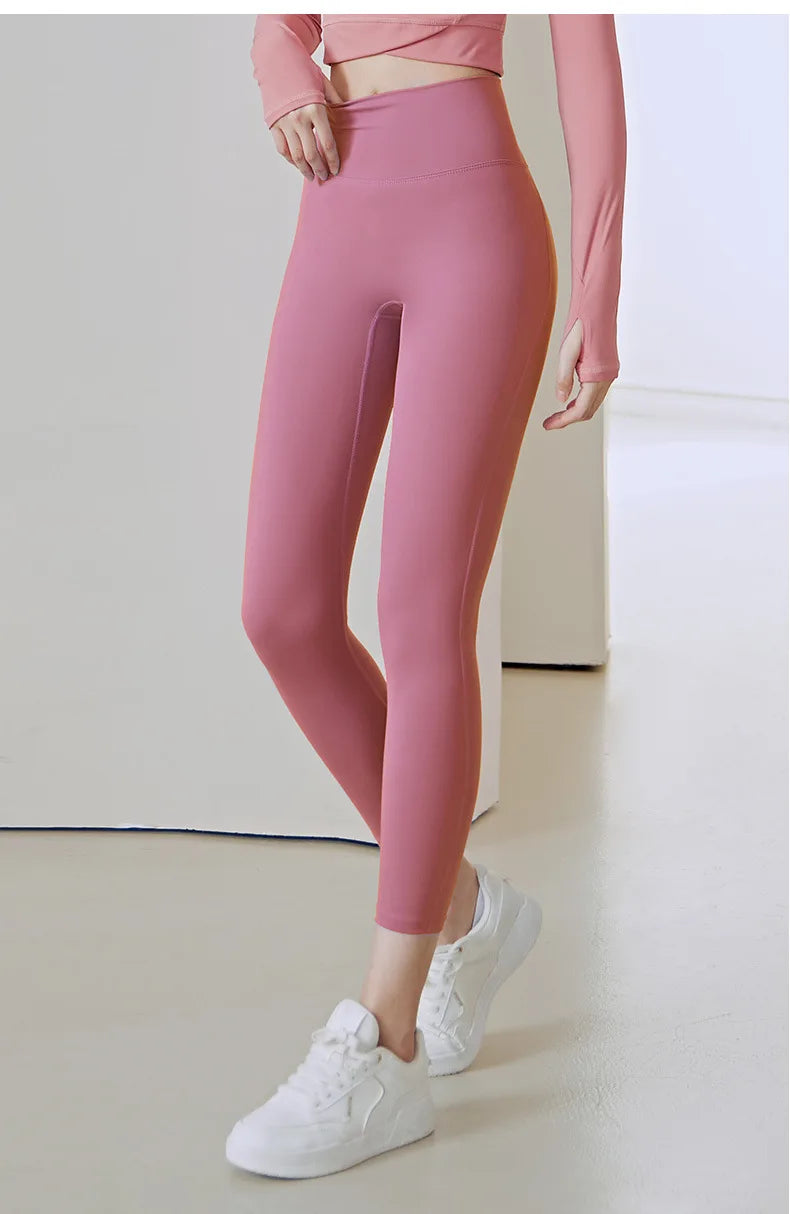 Sexy Open Crotch Push Up Leggings Women High Rise Gym Fitness Sporty Hot Pants Waist Hollow Out Fashion Cloth Erotic Clubwear.