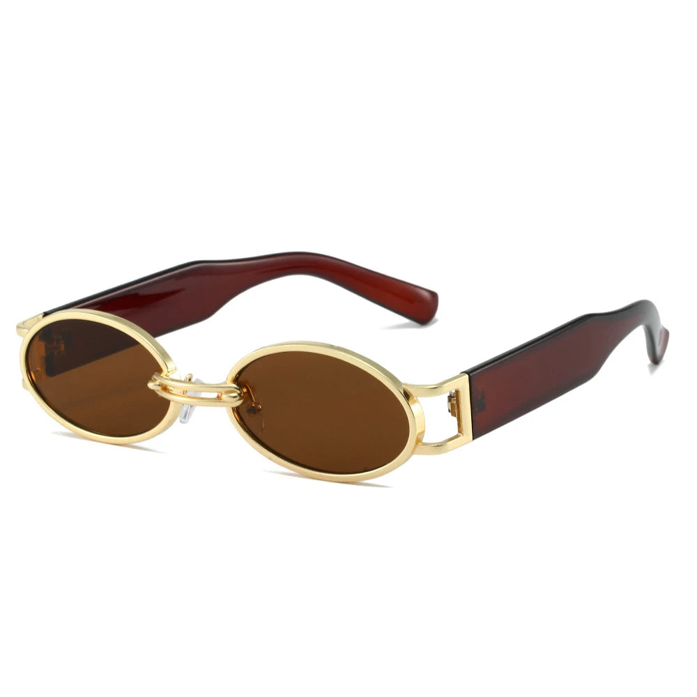 Retro Oval Sunglasses for Women and Men - Luxury UV400 Protection Shades.