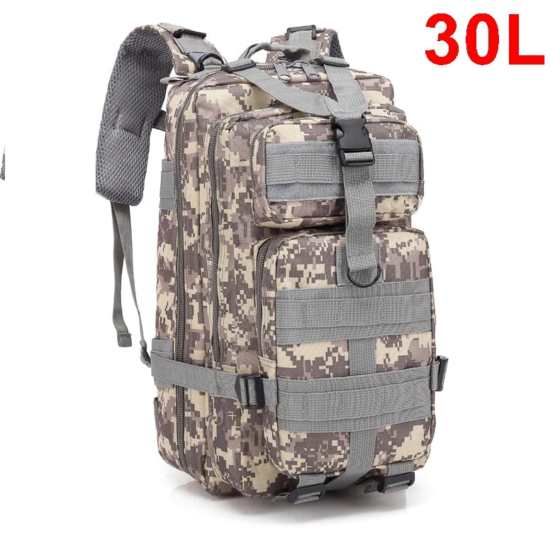 QT&QY 30/45L Man Tactical Backpacks HkingTraveling Bags Survival Outdoor 3P Assault Pack EDC Molle Pack For Trekking Hunting Bag.