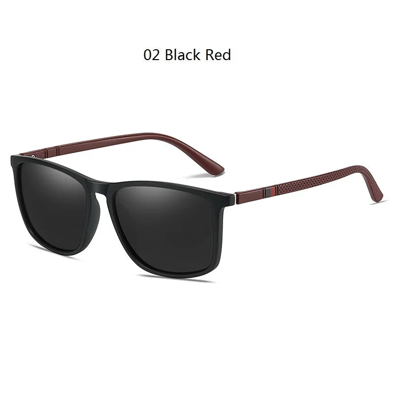 Vintage Luxury Polarized Sunglasses for Men and Women - Fashionable Anti-Glare Eyewear for Travel and Driving, UV400 Protection.