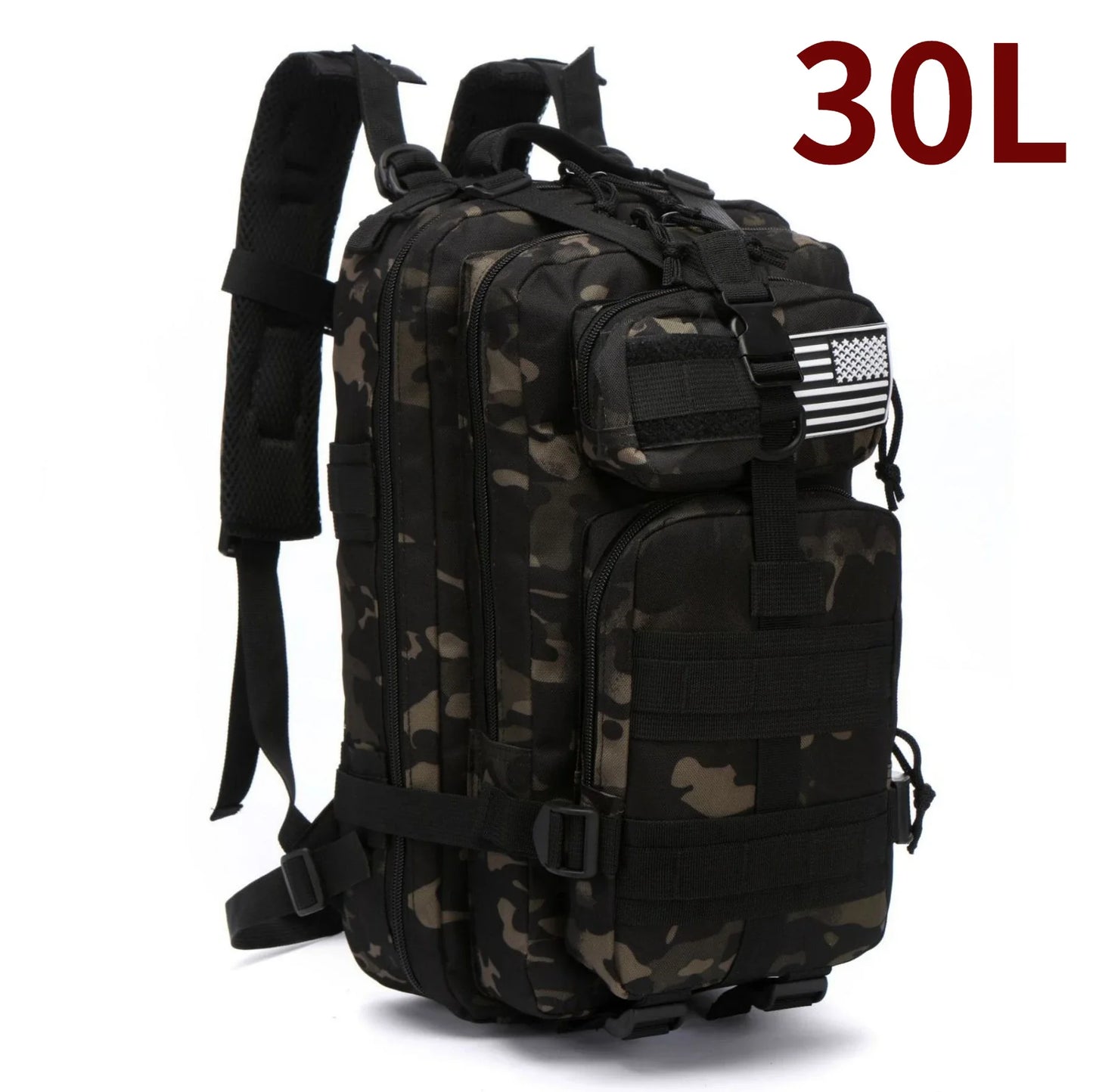 30L/50L 1000D Nylon Waterproof Trekking Fishing Hunting Bag Backpack Outdoor Rucksacks Tactical Sports Camping Hiking.