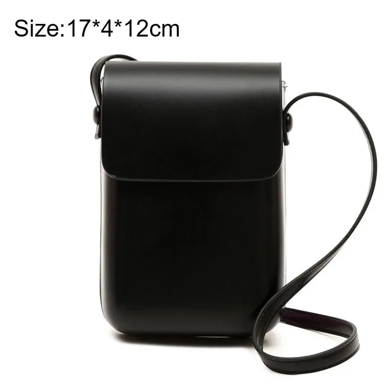 New Women Handbags Pu Leather Phone Purse Fashion Female Messenger Bag Large Capacity Crossbody Bags.