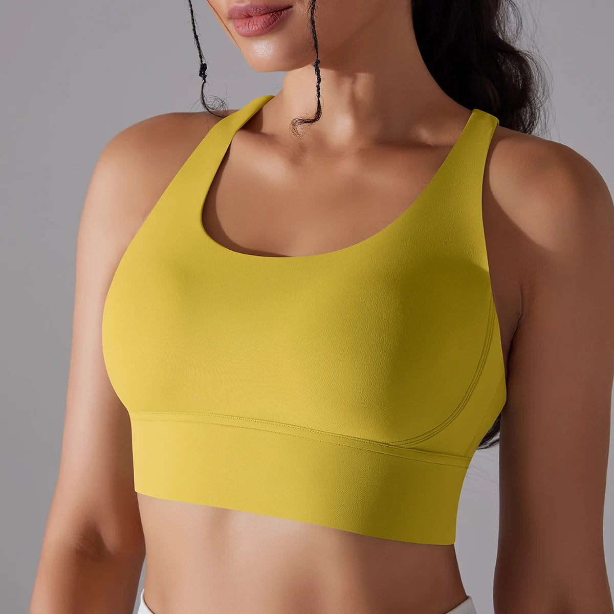 Women Yoga BraTank Tops for Fitness Naked Feel Sport Bra Gym Vest Women Camisole Workout Underwear Sportswear Outfit - Elevate Your Body