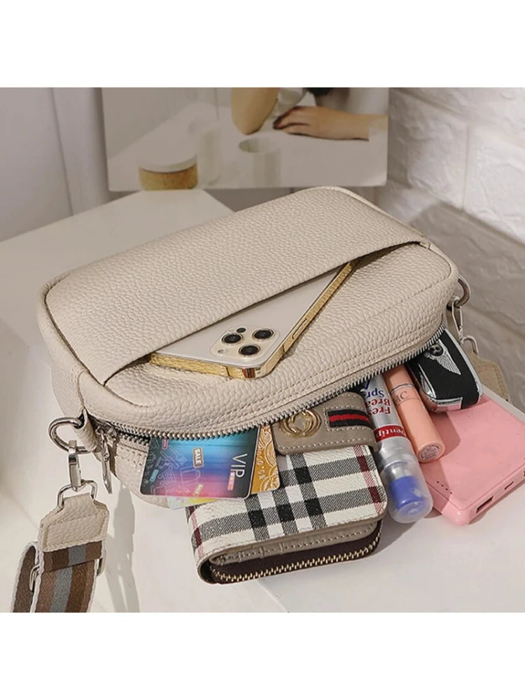 Cross Border Hot Selling Women's Bags For Spring And Summer 2024, New Small Square Bags With Wide Shoulder Straps, Single Should