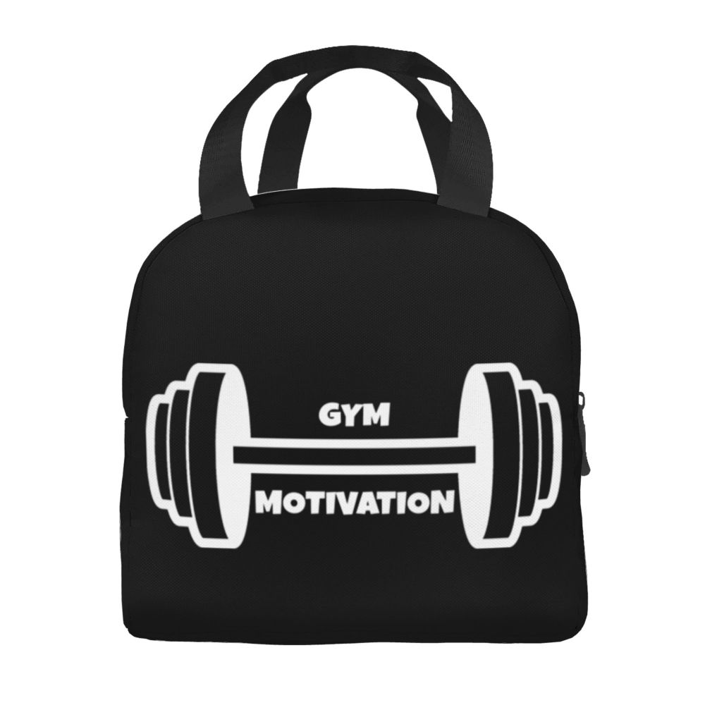 Gym Motivation 
Dumbbell Insulated Lunch Bag for Camping Travel Bodybuilding Leakproof Cooler Thermal Lunch Box Women Children