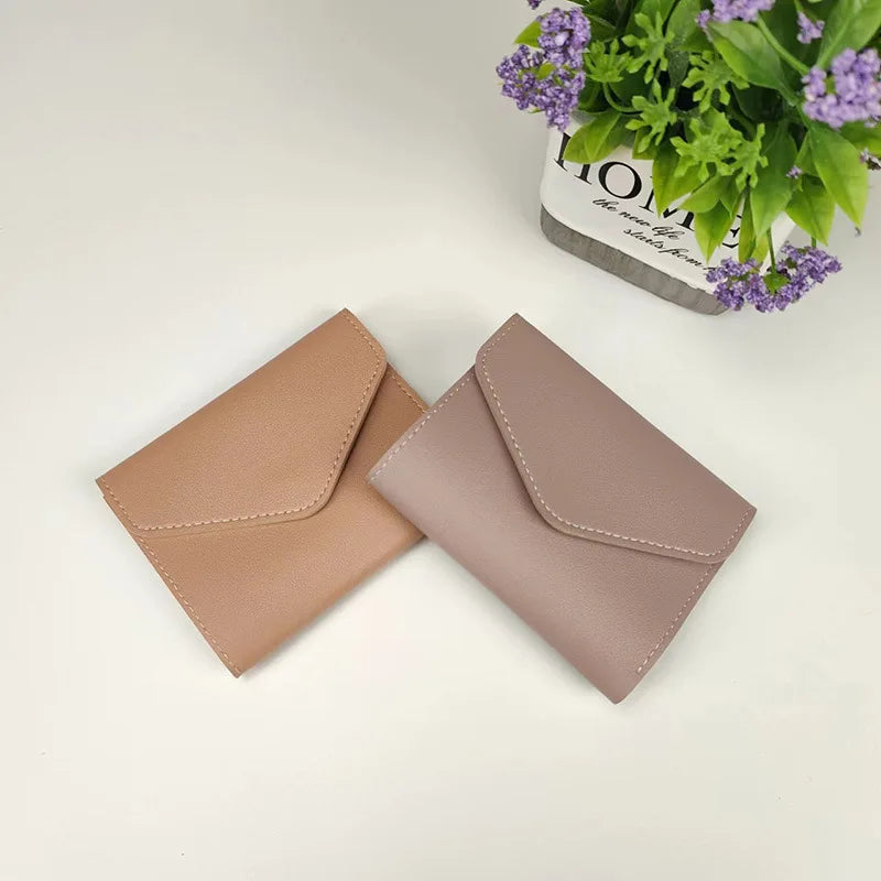 Wallets for Women Small Hasp Girl Credit Card Holder for PU Leather Coin Purse Female Wallet Short Purses for Women Carteras.