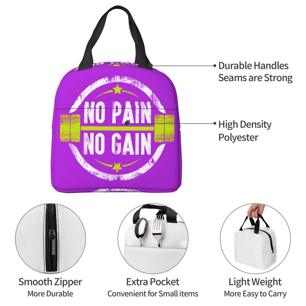 Gym Motivation 
Dumbbell Insulated Lunch Bag for Camping Travel Bodybuilding Leakproof Cooler Thermal Lunch Box Women Children