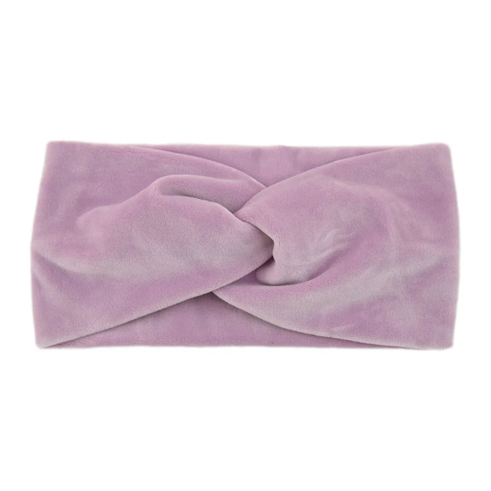 Velvet Winter Headbands for Women – Cozy Wide Ear Fabric Hair Accessories for Casual Wear and Sports.